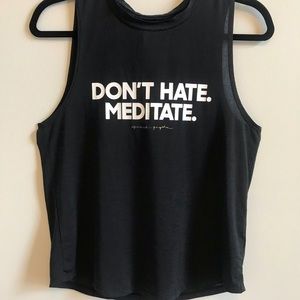 Spiritual Gangster Tank - Don’t Hate Meditate